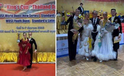 Performanţă istorică la dans sportiv, obţinută la 14th King’s Cup Thailand Open 2025