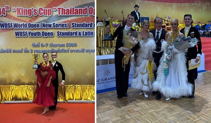 Performanţă istorică la dans sportiv, obţinută la 14th King’s Cup Thailand Open 2025