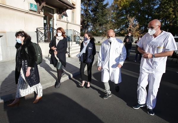 Delegație a OMS, la Spitalul de Boli Infecțioase din Timișoara