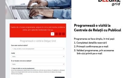 Programări online pentru clienţii Delgaz Grid care vor audienţe la Centrele de relații cu publicul
