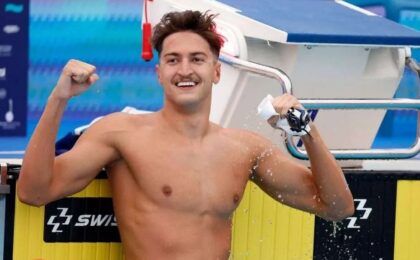 Reșițeanul Denis Popescu, medalie de bronz la 50 m fluture la Campionatul European