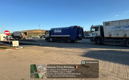 Depozitul de deșeuri nepericuloase Ghizela este funcțional, iar deșeurile netratate se transportă spre deponeul din Hunedoara
