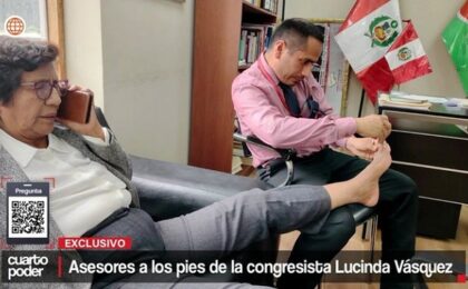 Pedichiură în parlament: o deputată din Peru este anchetată după apariția unei imagini controversate