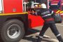 Accident grav la Sânmihaiu German: o șoferiță a rămas încarcerată după ce s-a izbit cu mașina de un cap de pod