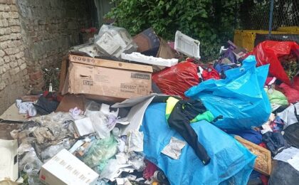 Poliția locală a dat 13 amenzi pentru deșeurile abandonate (foto)