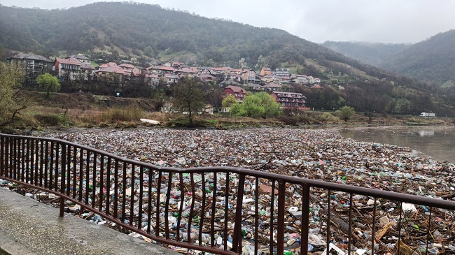 Tone de deșeuri au ajuns în Golful Cernei