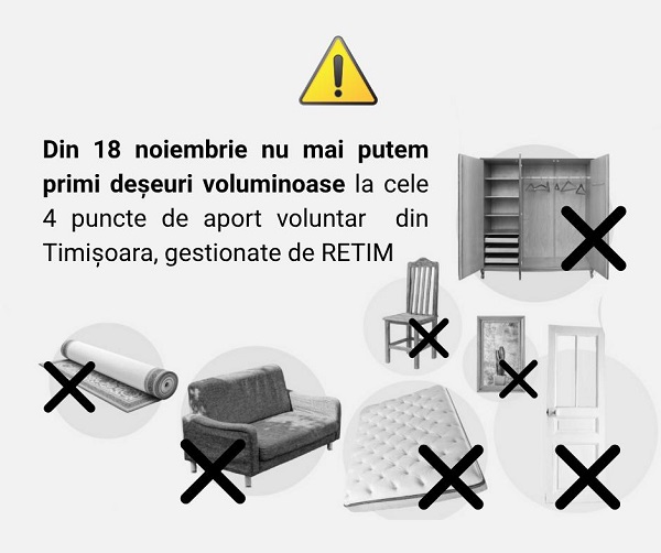 Retim și Primăria Timișoara, blocate în propria neputință: cine gestionează, de fapt, deșeurile voluminoase?