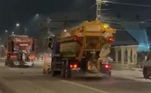 Acțiuni de deszăpezire și combatere a poleiului pe drumurile naționale și autostrăzile din vestul țării