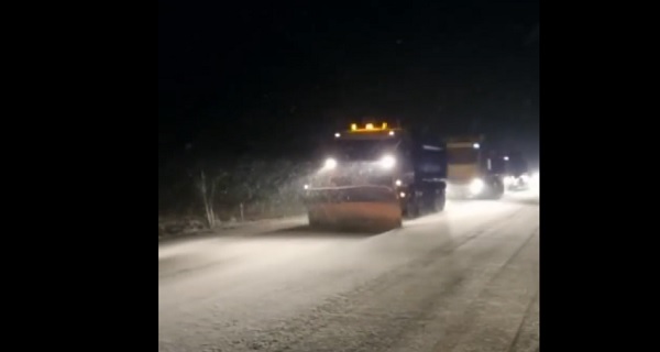 Intervenții pe drumurile naționale dinTimiș pentru îndepărtarea zăpezii