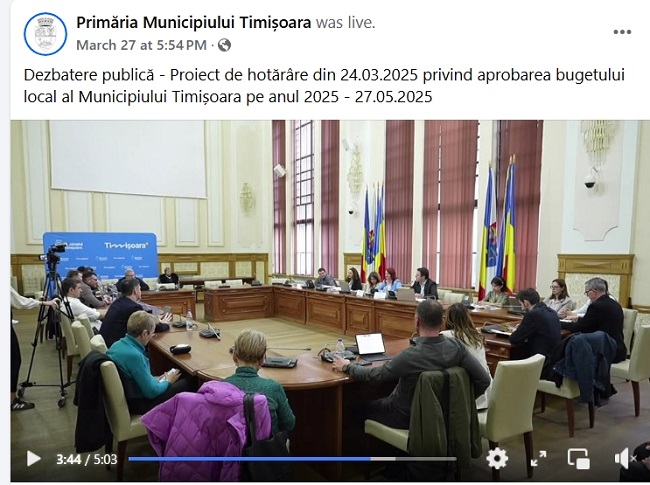 dezbatere publica proiect