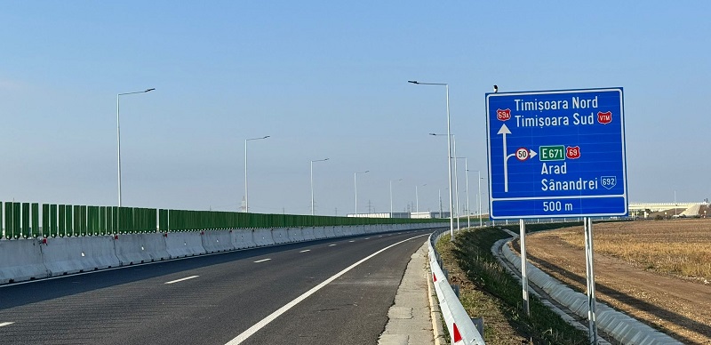 Se deschide circulaţia pe DN 69A - legătura între Timişoara şi autostrada A1. Reconfigurare trasee (VIDEO)