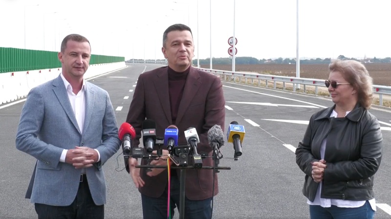 Luni se deschide circulația pe drumul de legătură dintre Timișoara și autostrada A1, după 15 ani de așteptare