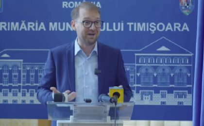 Dominic Fritz: "Am investit anul acesta peste 420 de milioane de lei în modernizarea Timișoarei. Mișcăm Timișoara"