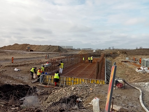 Drumul de legătură a DN 69 Timișoara – Arad cu autostrada A1, finalizat în proporție de aproape 40%