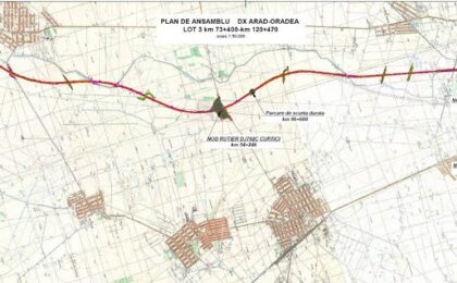 A fost semnat contractul pentru execuția Lotului 3 (47,07 km) al drumului expres Arad - Oradea