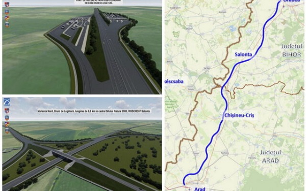 S-a semnat contractul de finanțare din fonduri europene pentru proiectul tehnic al drumului expres DX Oradea – Arad