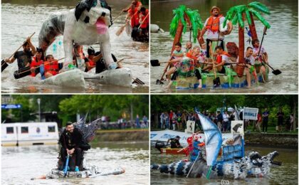 Aquaman se luptă cu pirați și dinozauri, iar diavolii se dau în carusel, la Timişoara