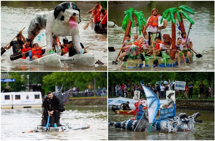 Aquaman se luptă cu pirați și dinozauri, iar diavolii se dau în carusel, la Timişoara