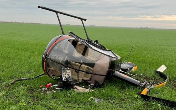 Un elicopter a aterizat forțat lângă Timișoara. Parchetul de pe lângă Curtea de Apel Timișoara a preluat ancheta