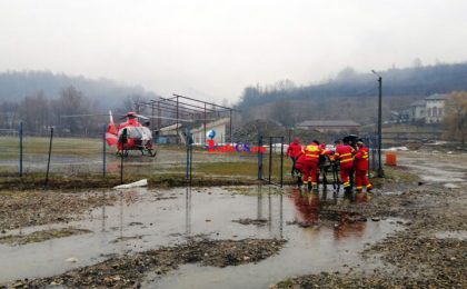 Intervenție de urgență a unui elicopter SMURD în vestul țării