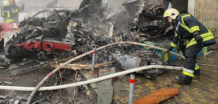 Elicopter prăbușit lângă Kiev: cel puțin 16 persoane au murit, inclusiv Ministrul de Interne