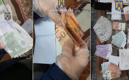 Video! Euro falși puși în circulație. Percheziții la Timișoara