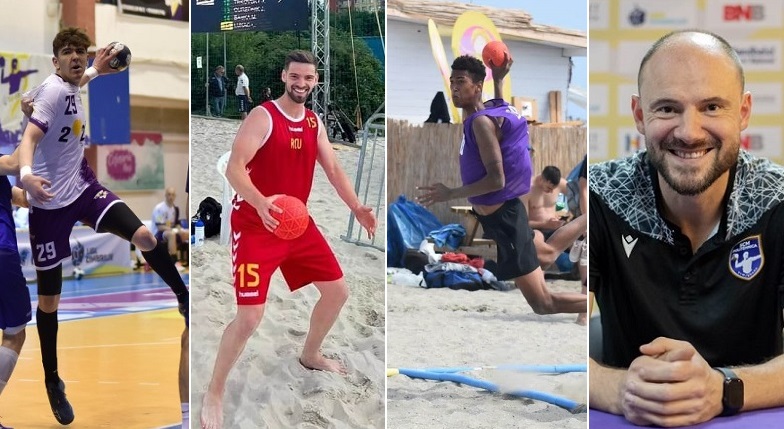 Trei jucători din Timiş şi antrenorul Mihai Rohozneanu reprezintă România la Campionatul European de handbal pe plajă
