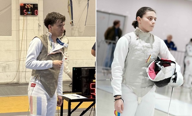Doi sportivi de la CSU Politehnica Timișoara, la Campionatul European de Scrimă