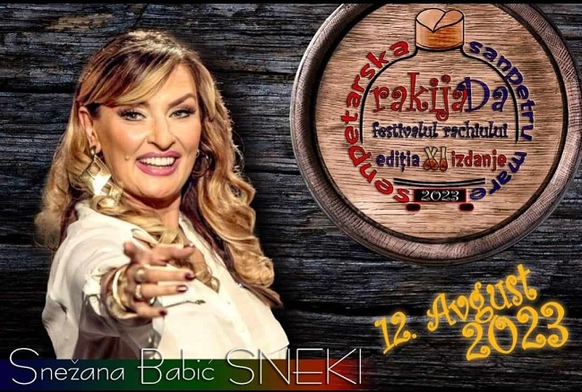 Snežana Babić cântă la un mare festival în Timiş