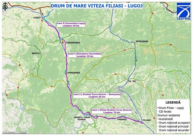 Încă un pas pentru construirea lotului 2 al drumului de mare viteză Filiași – Lugoj