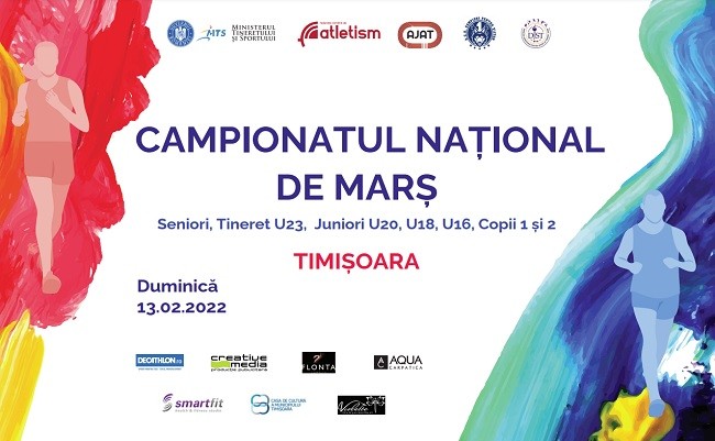 Eveniment de anvergură la Timişoara: Finala Campionatului Național de marş pentru Seniori, Seniori U23, Juniori U20, U18, U16, Copii 1 și 2