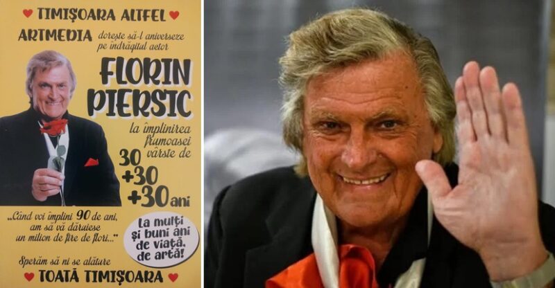 Florin Piersic împlineşte astăzi 90 de ani. Timişoara întreagă îl onorează pe măsura iubirii pe care i-o poartă dintotdeauna 1 Florin Piersic împlineşte astăzi 90 de ani. Timişoara întreagă îl onorează pe măsura iubirii pe care i-o poartă dintotdeauna