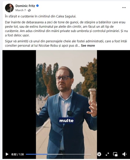 Primăria Timișoara a dat ilegal cimitirele Calea Șagului și Rusu Șirianu către Horticultura. Alte societăți ale administrației USR sunt în prag de faliment