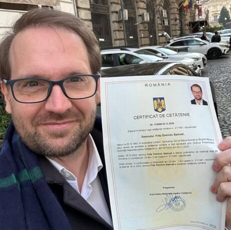 Dominic Fritz: "Ce imens privilegiu să-mi fi putut alege iubirea pentru această țară"