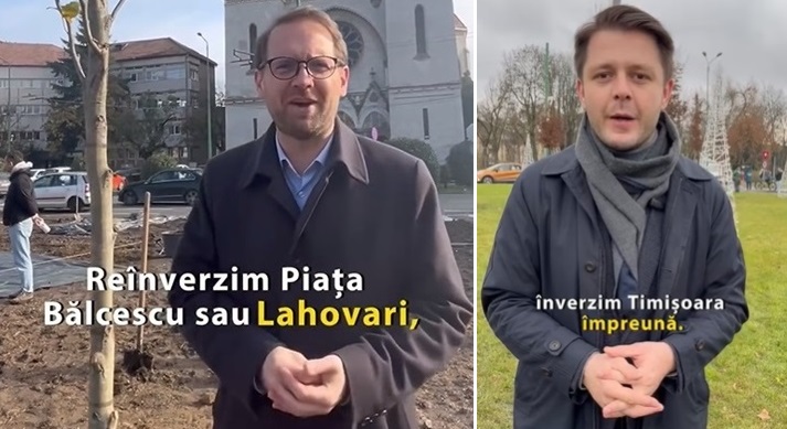 Fritz și Lațcău se laudă că înverzesc Timișoara, iar un cetățean a fost curios să afle cât costă copacii și plantarea lor. Ce i-a răspuns primăria?