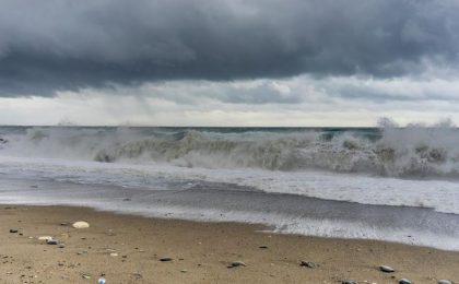 Furtună pe litoral