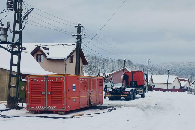 Veste mare de la ISU Timiș: Toate localitățile din județ beneficiază de alimentare cu energie electrică