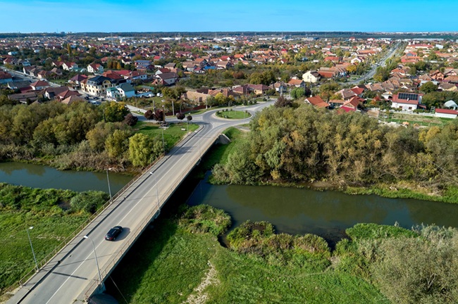 Liber la modernizarea străzilor, într-o comună de lângă Timișoara