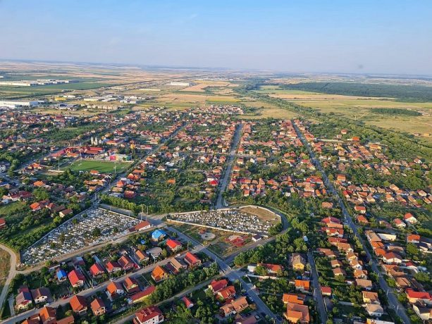 Noi nume de străzi pe harta unei localități de lângă Timișoara