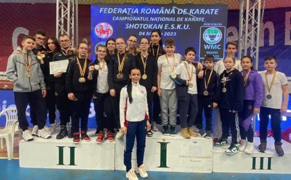 Timişoreni campioni naţionali la karate. Sportivii de la Clubul Golden Karate au obţinut 25 de medalii