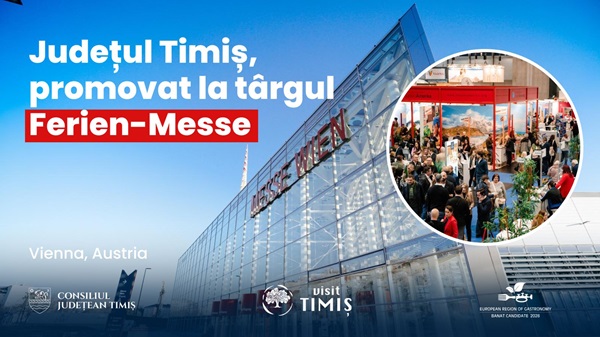 Județul Timiș, prezent la cel mai important târg internațional de turism al momentului