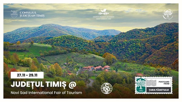 Cele mai alese bucate din Timiș vor fi savurate la Târgul Internațional de Turism din Novi Sad 2 grafica tip banner