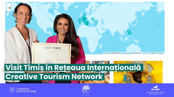 Visit Timiș a devenit membru oficial în una dintre cele mai importante rețele de promovare a turismului global, alături de destinații de renume precum Barcelona, Medellín, Braga sau Cannes 1 Visit Timiș a devenit membru oficial în una dintre cele mai importante rețele de promovare a turismului global, alături de destinații de renume precum Barcelona, Medellín, Braga sau Cannes