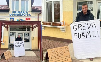 Un cetățean din Dumbrăvița a intrat în greva foamei pentru că nu este lăsat să își construiască legal o casă