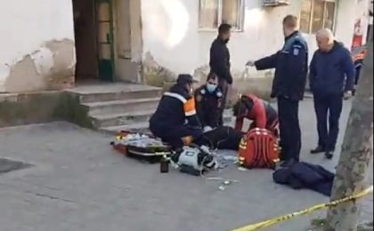 Video! Caz șocant în Mehedinți - O femeie a fost împușcată în cap în plină stradă