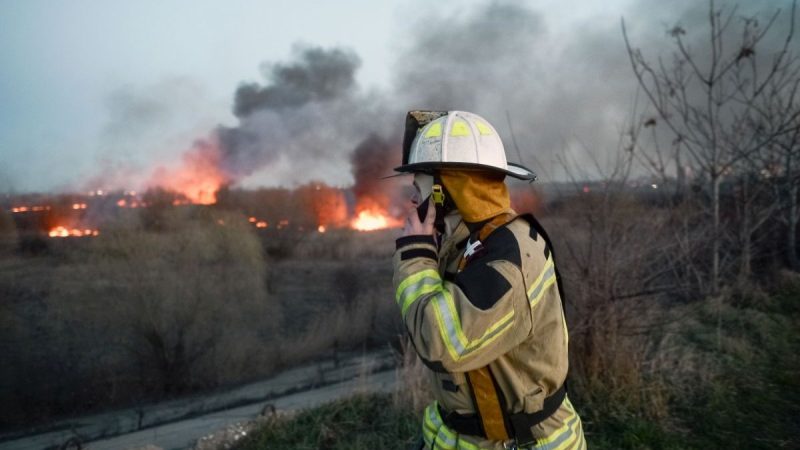 Flăcări uriaşe în trei judeţe din ţară! Sute de hectare de vegetație, mistuite de incendii de vegetaţie