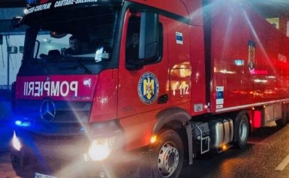 Incendiu într-un bloc din Timișoara. Zeci de locatari au fost evacuați