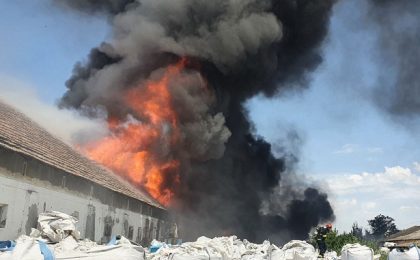 Primele imagini de la teribilul incendiu din Becicherecu Mic