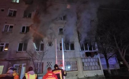 Incendiu în Buziaș: pompierii au aflat ce a provocat nenorocirea. Video