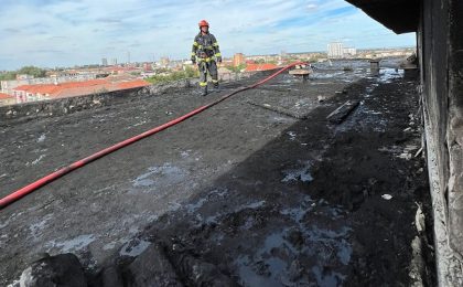Pompierii au stabilit cauza incendiului de pe Aleea FC Ripensia (VIDEO)